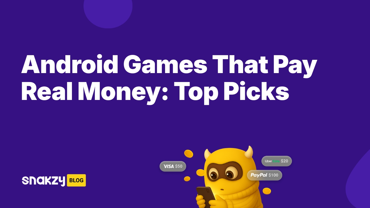 Android Games That Pay Real Money: Top Picks