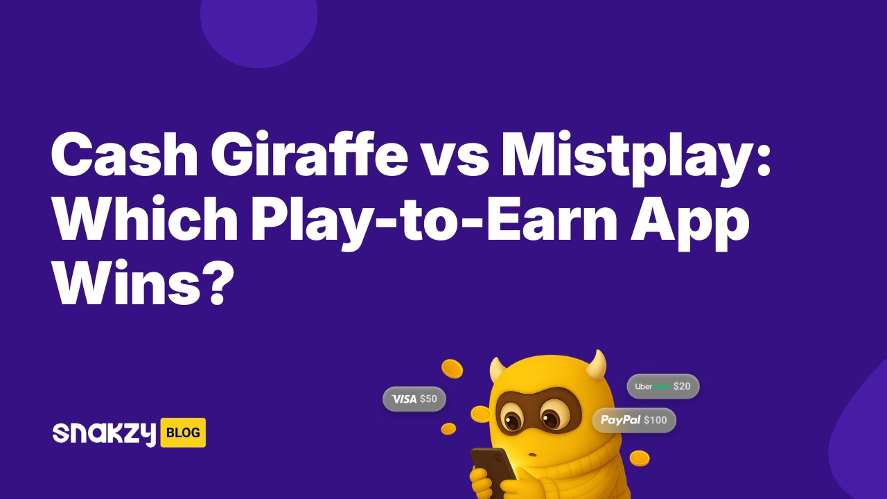 Cash Giraffe vs Mistplay: Which Play-to-Earn App Wins?