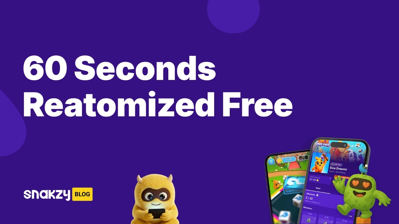 Featured image card for getting 60 Seconds Reatomized APK free safely through Snakzy.