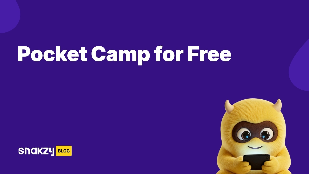 Featured image card for getting Animal Crossing Pocket Camp free on Android with Snakzy