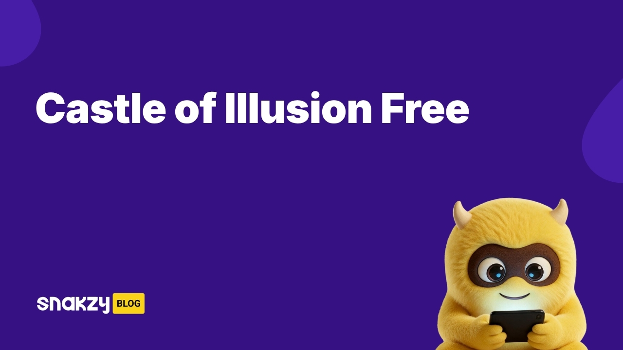Featured image card for the Snakzy guide on getting the Castle of Illusion APK free on Android.