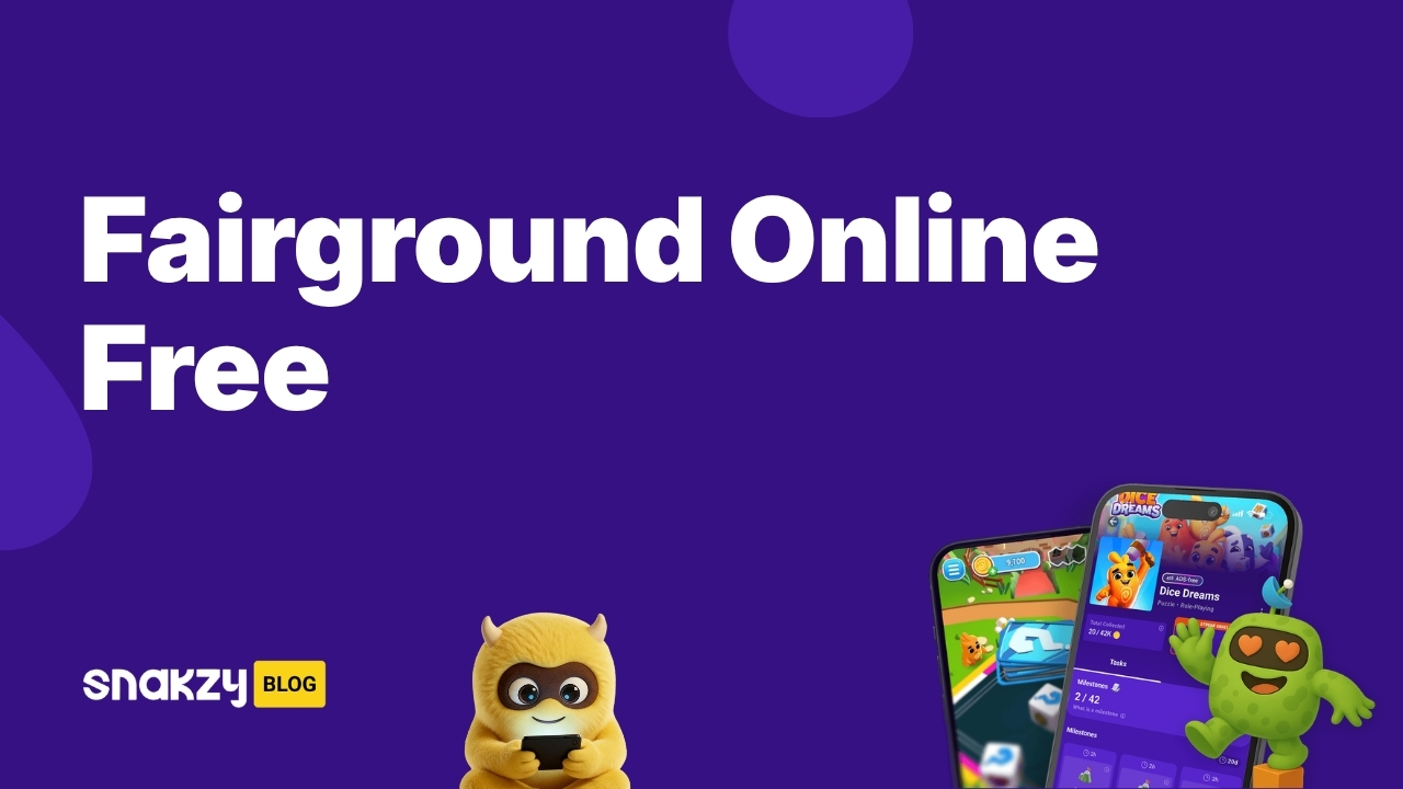 Featured image card for the Fairground Online free Steam guide on Snakzy.