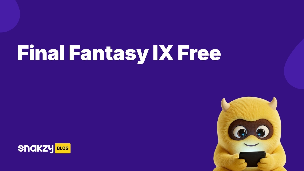 Featured image card for the Snakzy guide on getting the Final Fantasy IX APK safely on Android.
