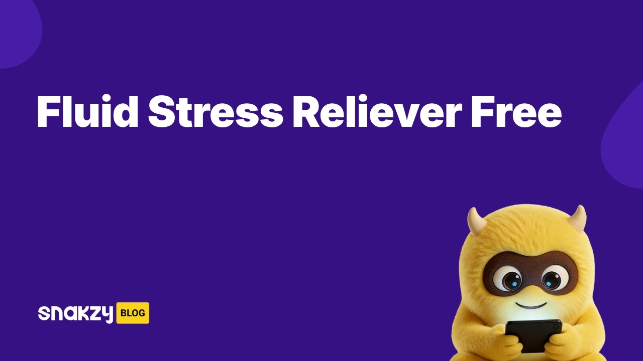Featured image card for getting Fluid - Trippy Stress Reliever free on Android with Snakzy.