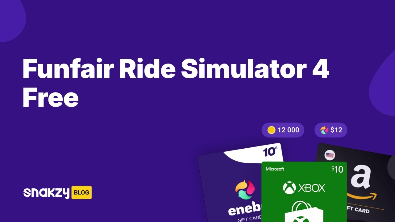 Featured image card for getting Funfair Ride Simulator 4 free on Android with a Google Play gift card.