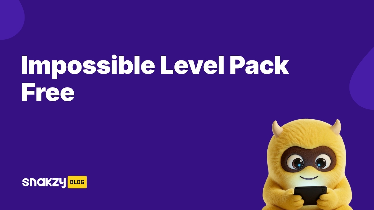 Featured image card for getting The Impossible Game Level Pack APK free on Android through Snakzy rewards.