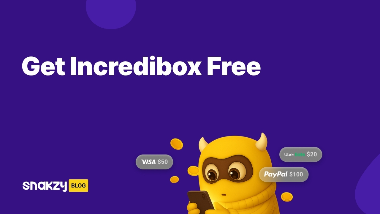 Featured card showing how to get the Incredibox APK free on Android using Snakzy rewards.