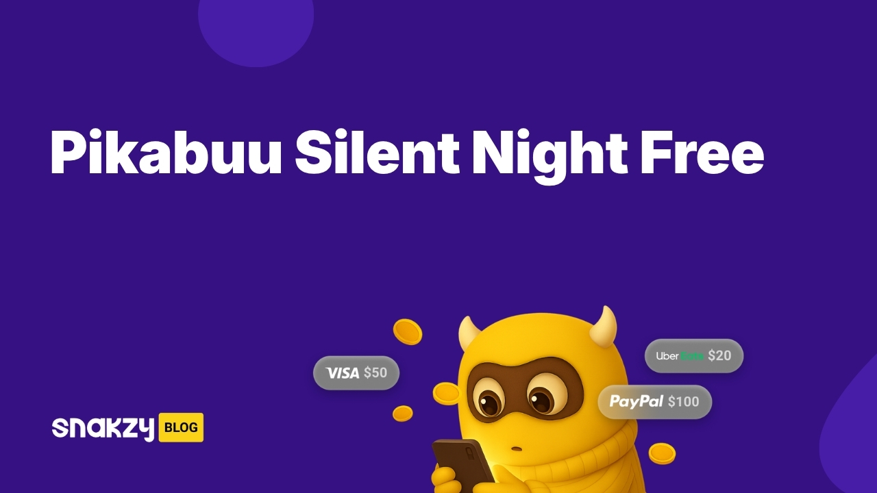 Featured image card for a guide on getting Pikabuu the Silent Night free on Android with Snakzy.