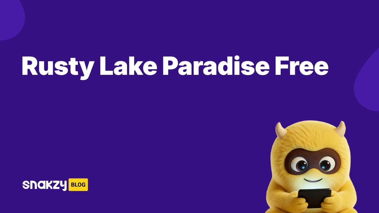 Featured image card for the Snakzy guide on getting Rusty Lake Paradise APK safely on Android.
