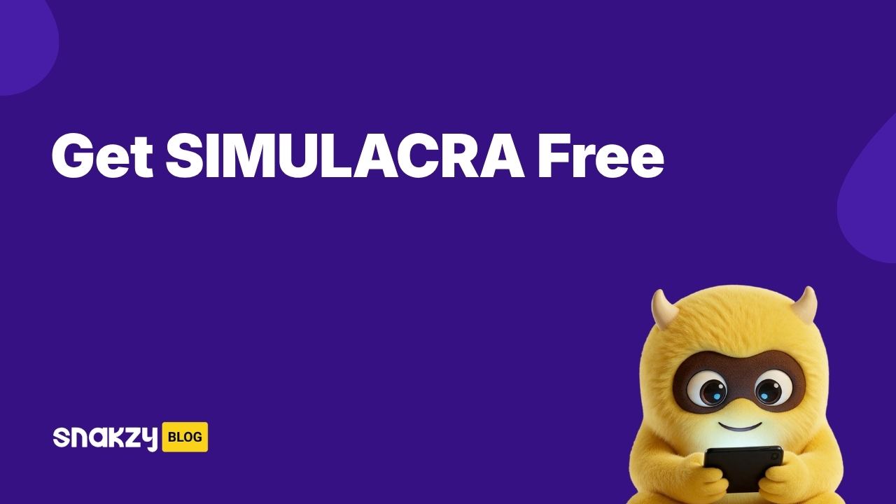 Featured image card for the Snakzy guide on getting the simulacra apk safely and for free on Android.