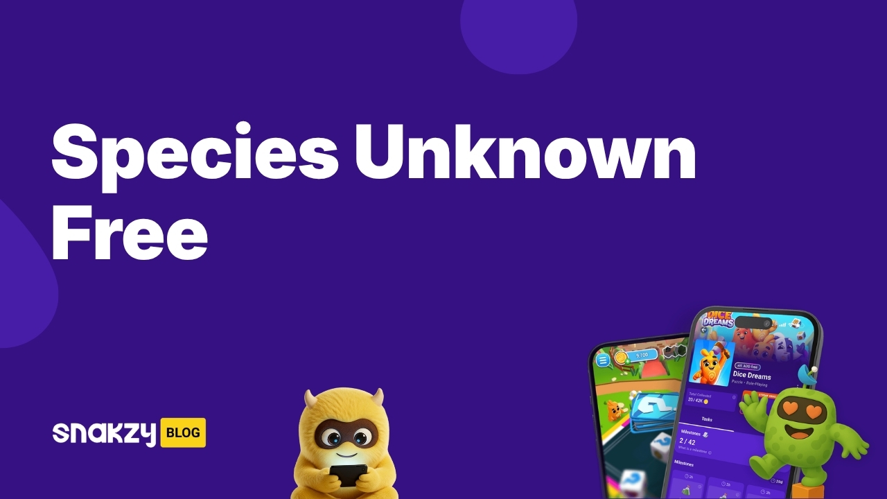 Featured image card for the Snakzy guide on getting a Species Unknown Steam key free through earned gift cards.