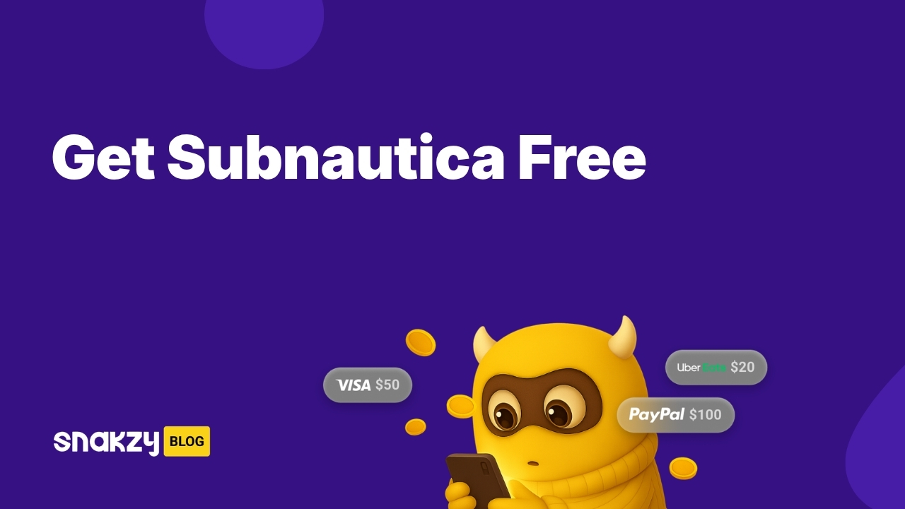 Featured image card for the Snakzy guide on getting the Subnautica APK safely and for free on Android.
