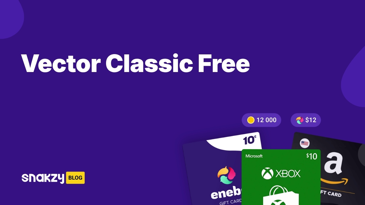 Featured image card for earning Vector Classic APK on Android free through Snakzy.