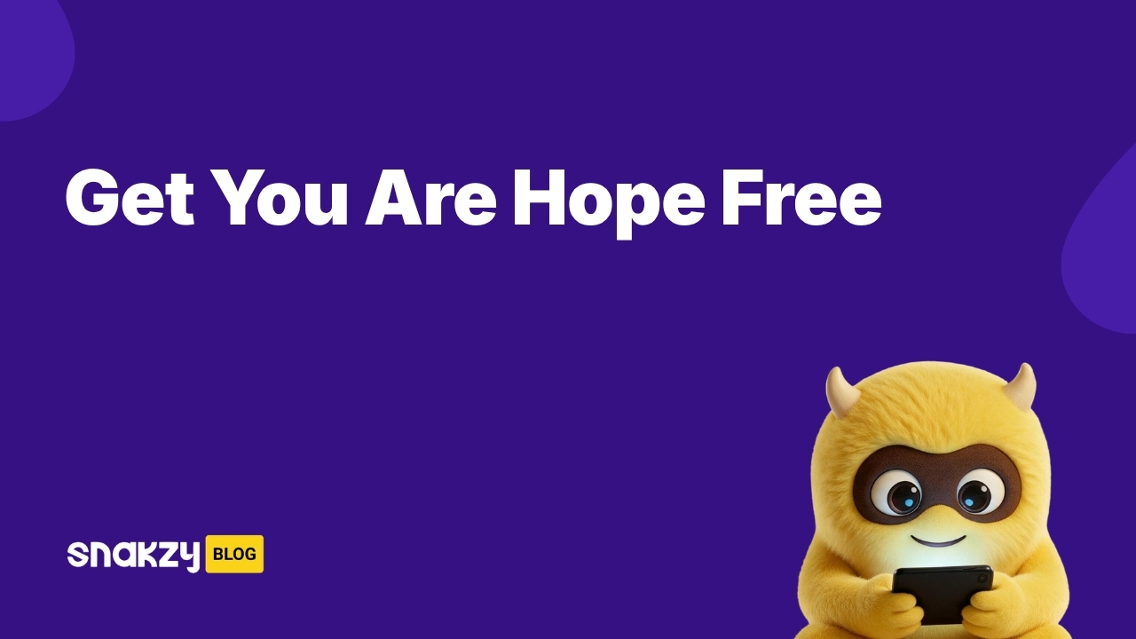 Featured card for getting You Are Hope APK free on Android through Snakzy rewards.
