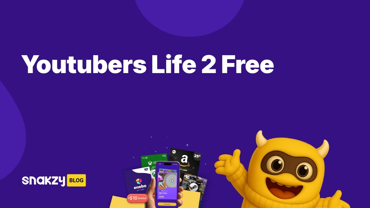 Featured image card for the Snakzy guide on getting the Youtubers Life 2 APK free on Android.