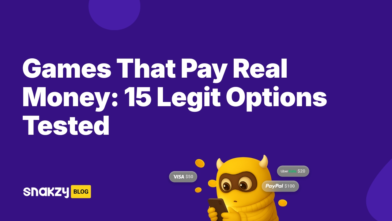 Games That Pay Real Money: 15 Legit Options Tested