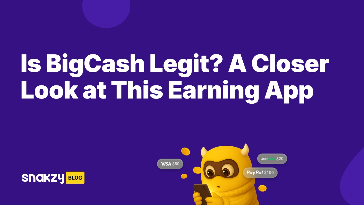 Is BigCash Legit? A Closer Look at This Earning App