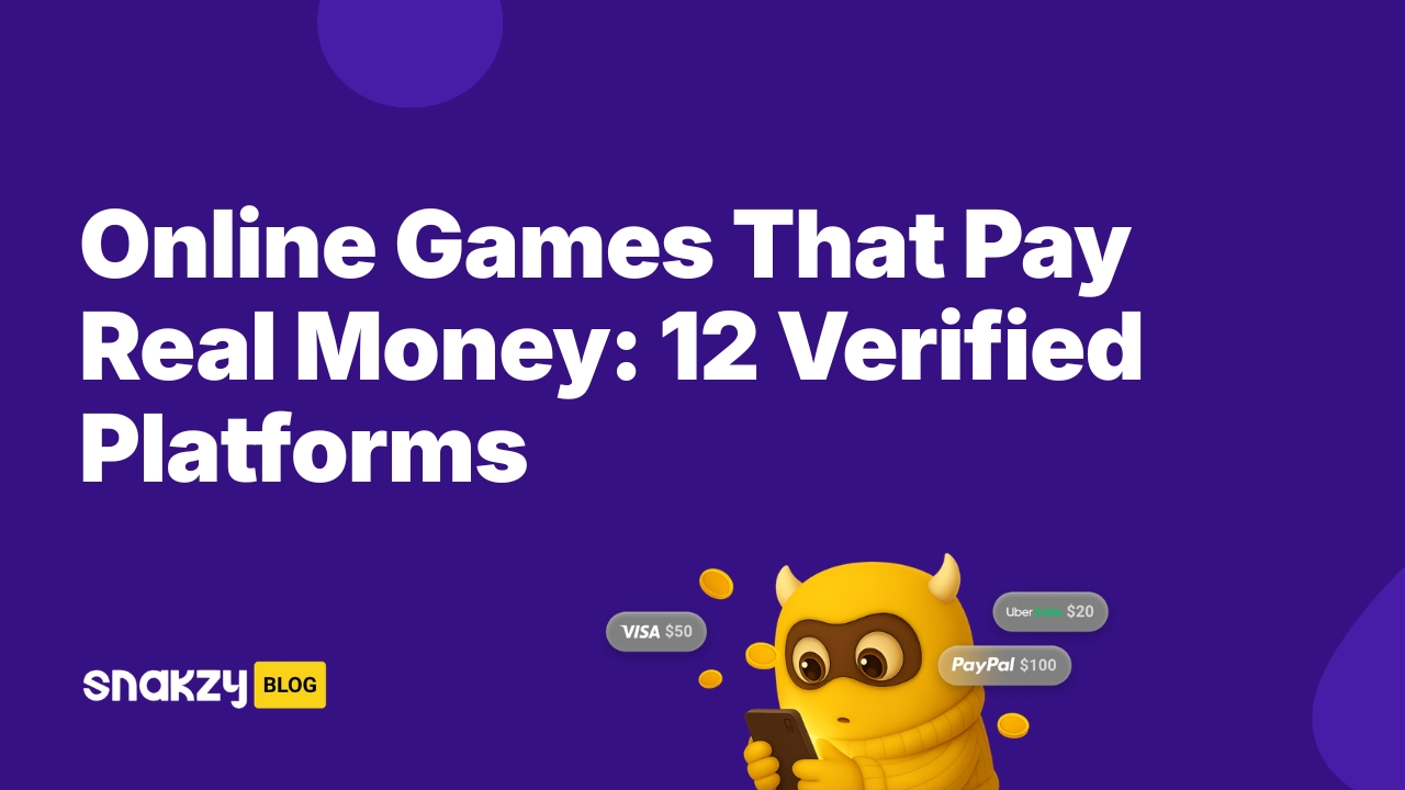 Online Games That Pay Real Money: 12 Verified Platforms