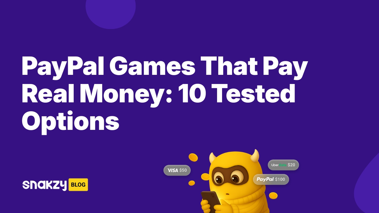 PayPal Games That Pay Real Money: 10 Tested Options