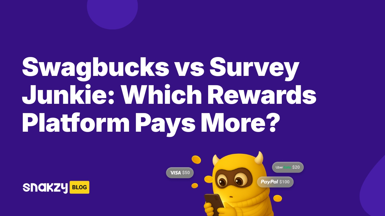 Swagbucks vs Survey Junkie: Which Rewards Platform Pays More?